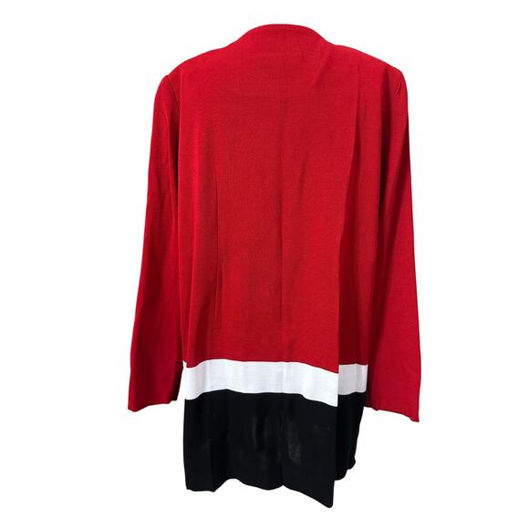 Misook Colorblock Knit Blazer - Picture 5 of 6